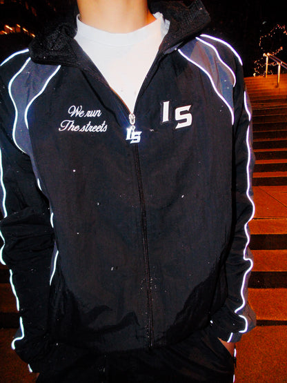 Black windbreaker tracksuit V2.0